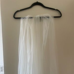 105inch white Alexandra Greco tulle veil